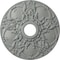 Ekena Millwork Norwich Ceiling Medallion (Fits Canopies up to 4 1/2"), 18"OD x 3 1/2"ID x 1 3/8"P, Primed White CM18NO - alternate 1